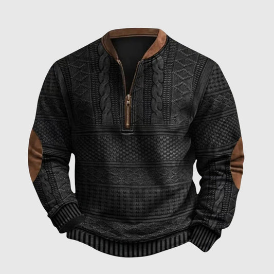 Charles - Svetr s polovičním zipem