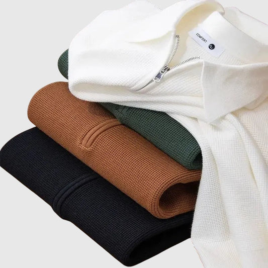 Libuše- Elegantní pánská mikina se zipem