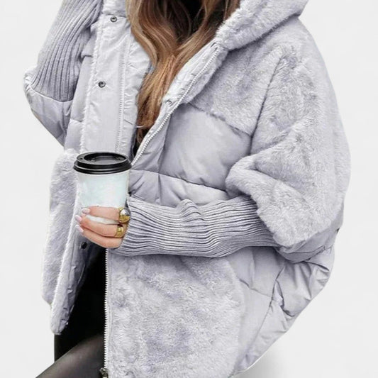 Dominika – Hřejivá péřová bunda s kapucí