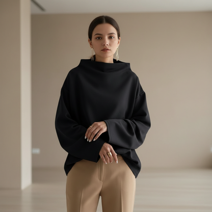 Elly | Ležérní top s vysokým výstřihem