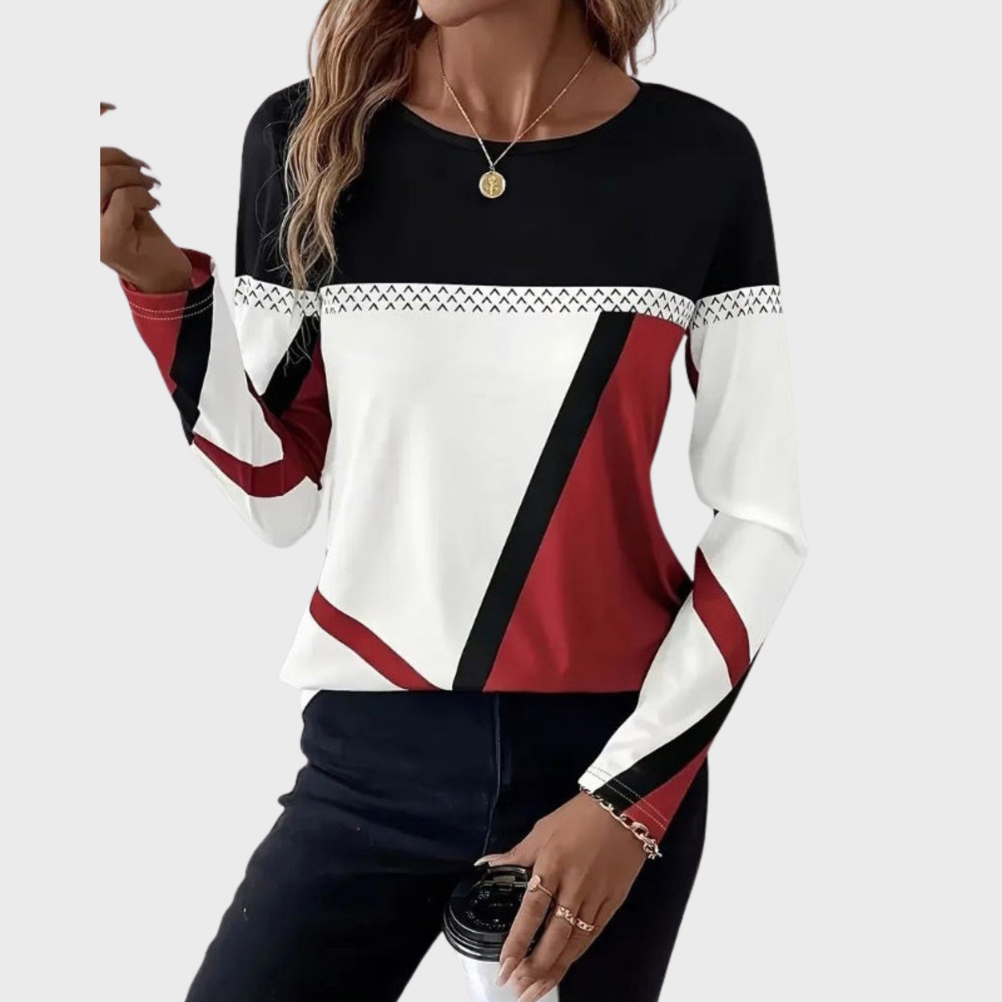 Christina | Stylová košile s dlouhým rukávem