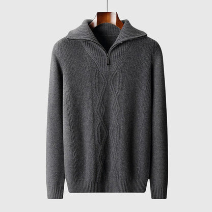 Libuše- Camisola s zipem Taranto Merino Wool