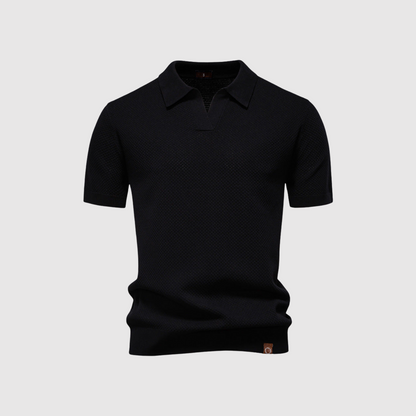 Libuše – Strukturované polo tričko pro elegantní a pohodlný styl