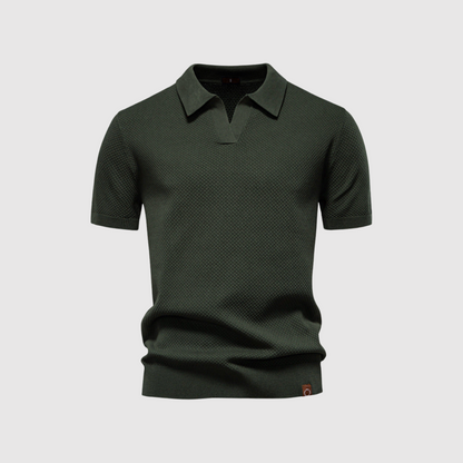 Libuše – Strukturované polo tričko pro elegantní a pohodlný styl