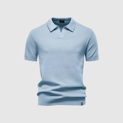 Libuše – Strukturované polo tričko pro elegantní a pohodlný styl