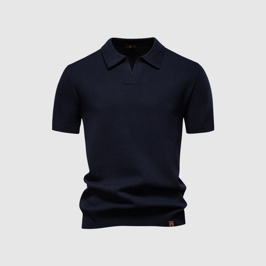 Libuše – Strukturované polo tričko pro elegantní a pohodlný styl