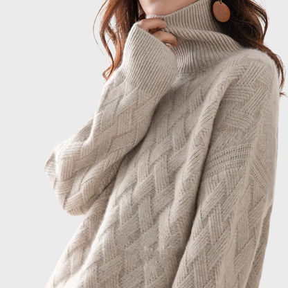 Cerise | Podzimní rolákový svetr
