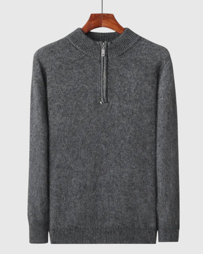 Libuše- Kardigan z kašmíru Genève se zipem