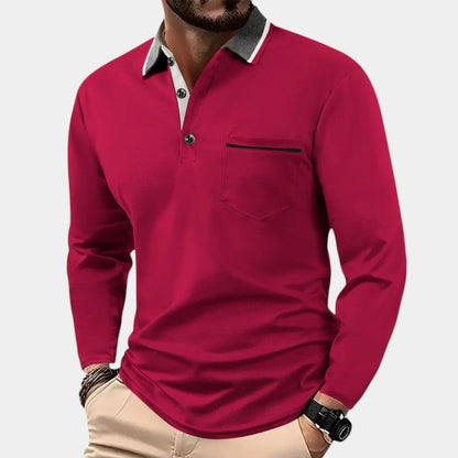 Adam – Klasické dlouhé polo tričko