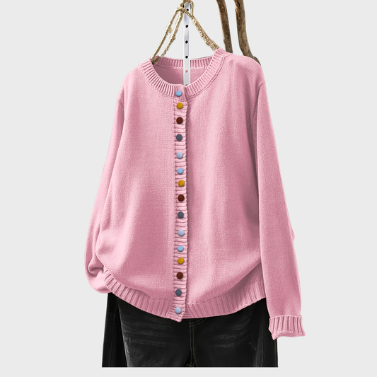 Gunilla | Pletený kardigan s ozdobnými knoflíky