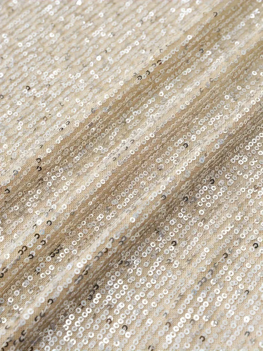 Party šaty s flitry a kontrastem