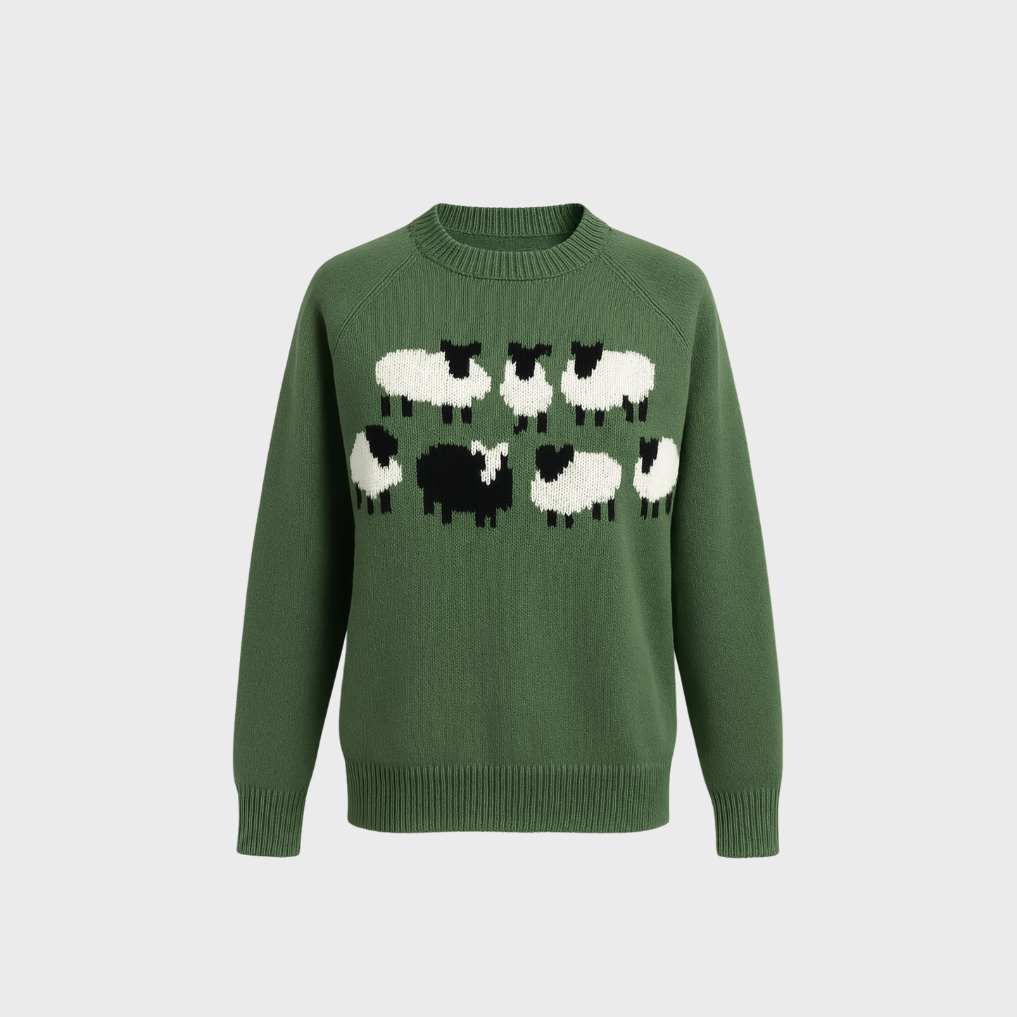 Ella | Pletený svetr s motivem oveček