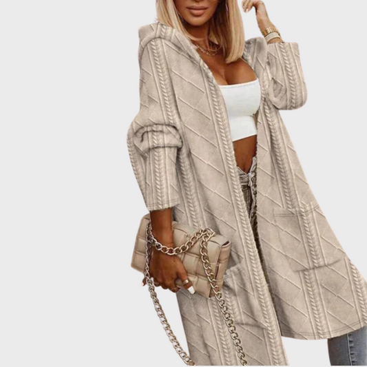 Kafka | Johani dlouhý kardigan s kapucí