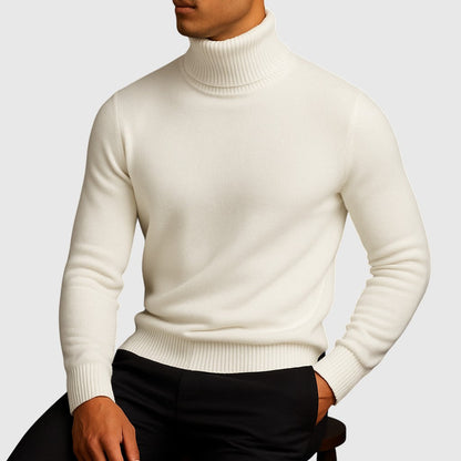 ARLO - Svetr z merino vlny s vysokým límcem