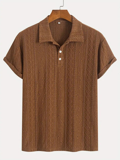 Libuše – Jemné pletené polo s texturovaným designem