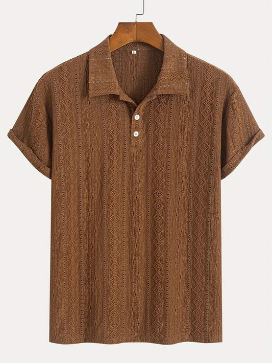 Libuše – Jemné pletené polo s texturovaným designem