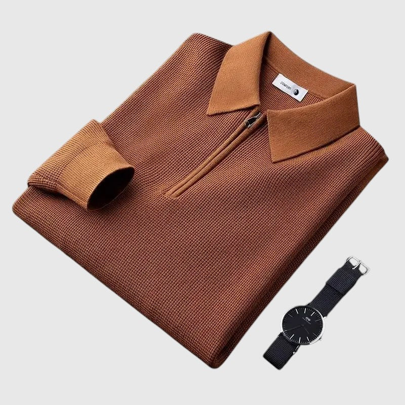 Libuše- Elegantní pánská mikina se zipem