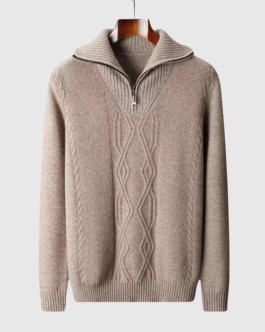 Libuše- Camisola s zipem Taranto Merino Wool