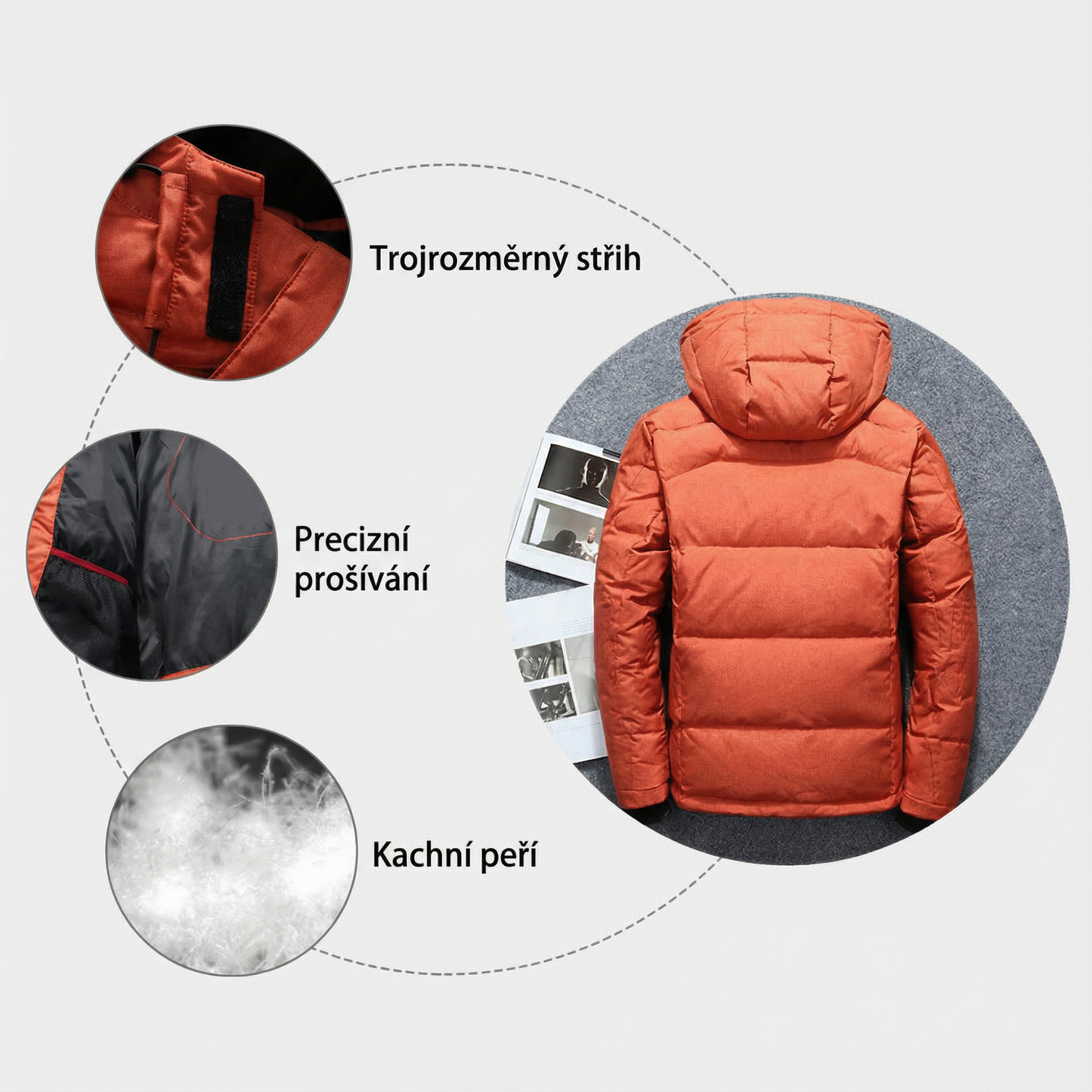 Pavel™ – Puchová zimní bunda