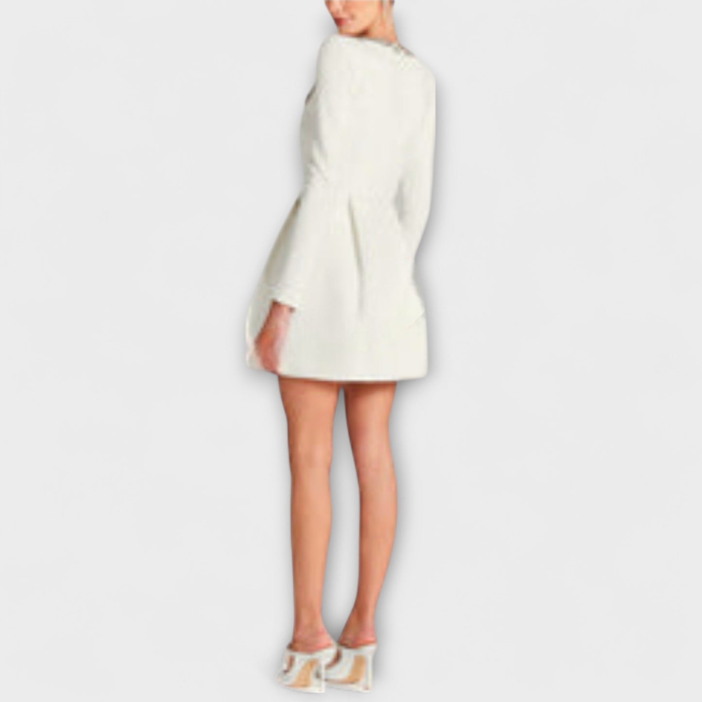 Wren - Sametové mini šaty s ozdobami