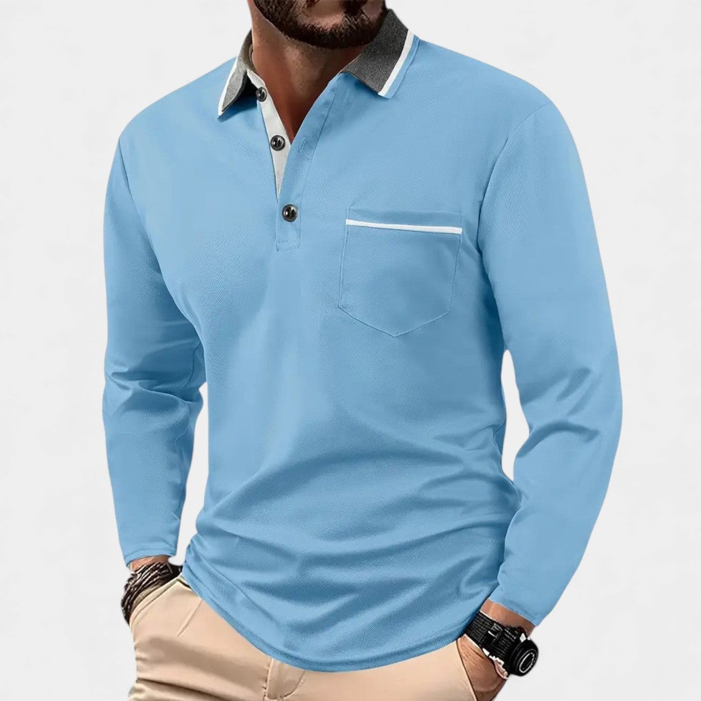 Adam – Klasické dlouhé polo tričko