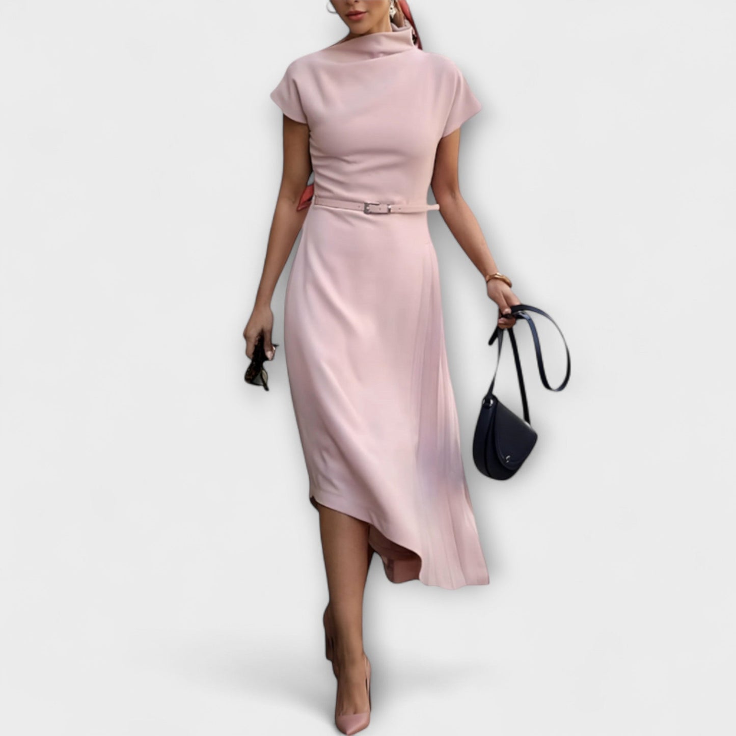 Amelia - Asymetrické městské šaty